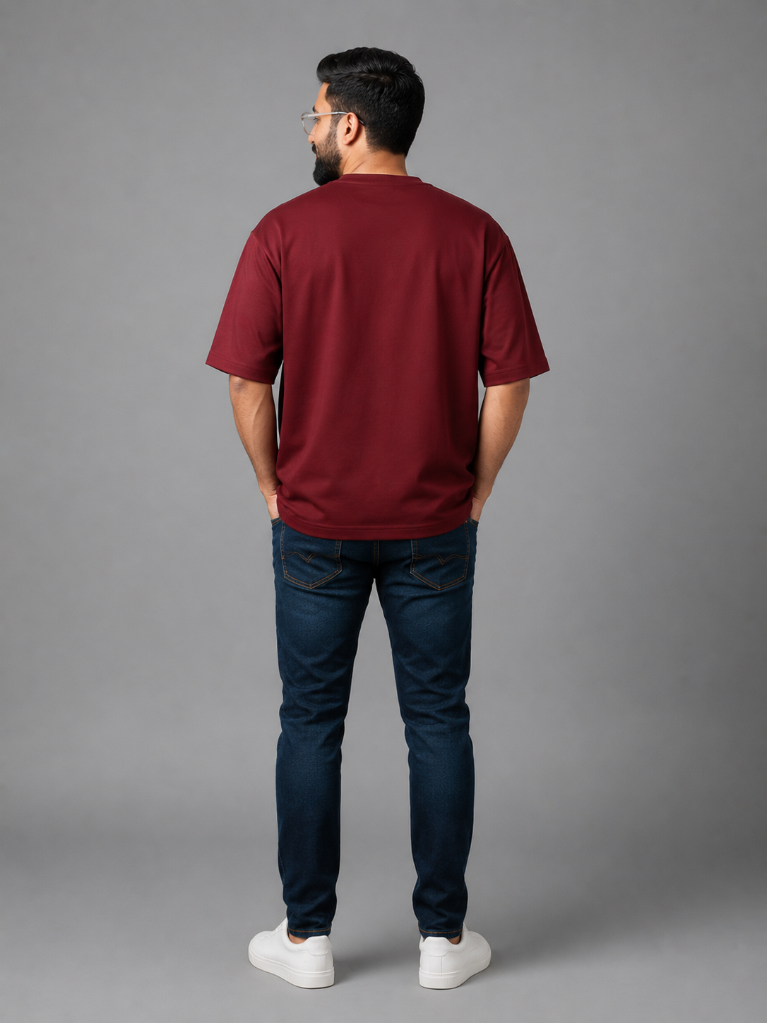 Maroon Premium Oversized T-Shirt - Serial Chiller