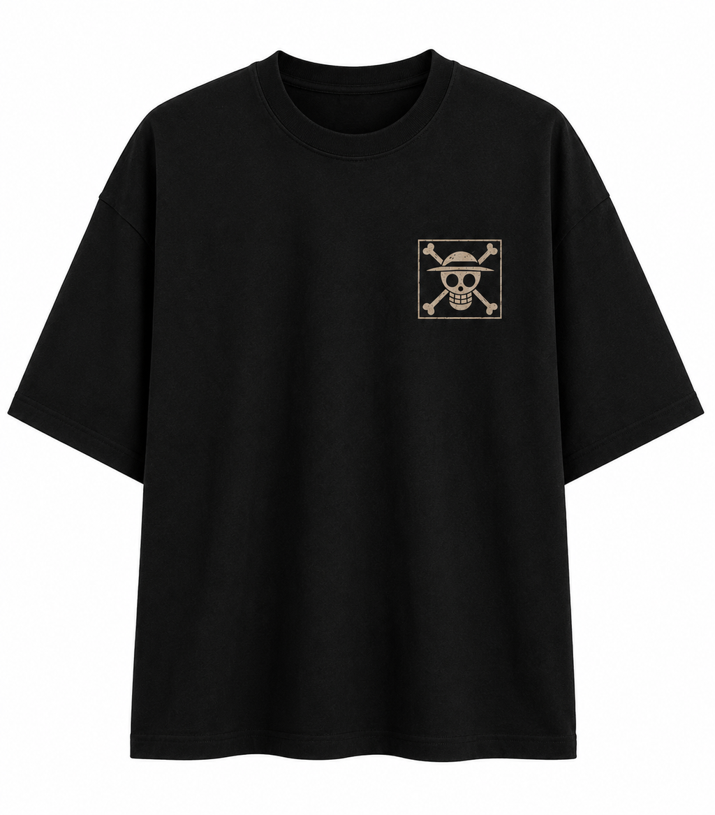 Black Premium Oversized T-Shirt - One Piece