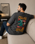 Grey Premium Oversized T-Shirt - break your limits