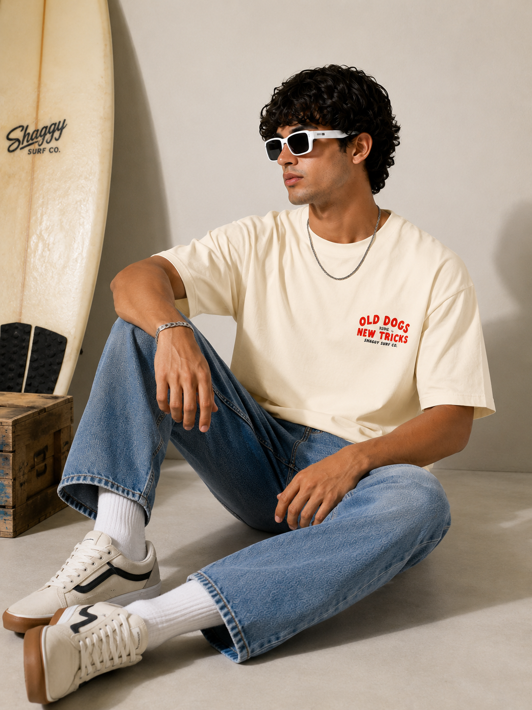 Off-white Premium Oversized T-Shirt -