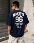 Navy Blue Premium Oversized T-Shirt - Nagoya