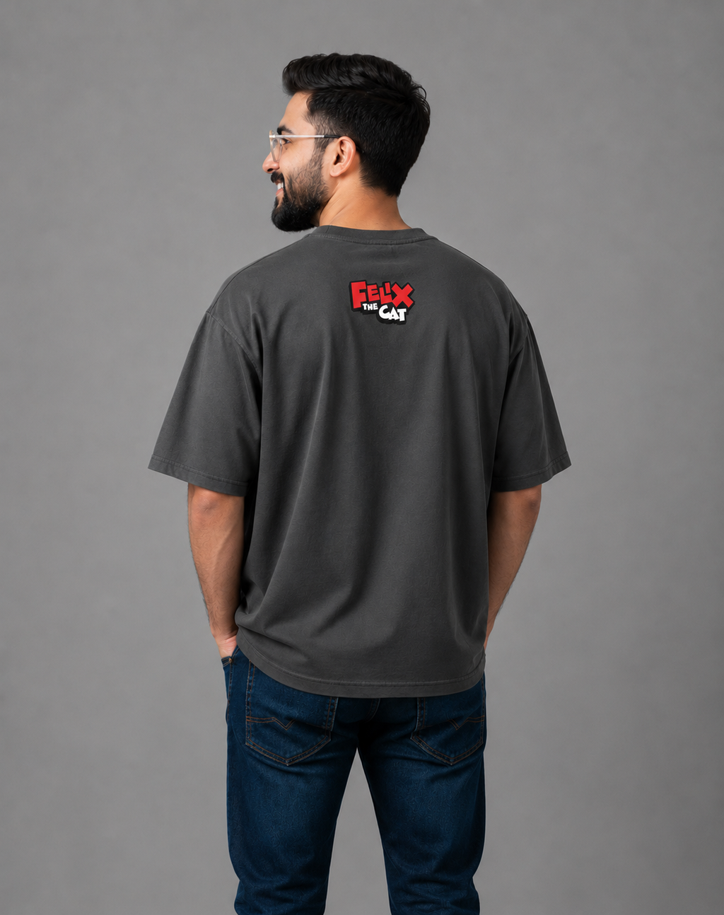 Grey Premium Oversized T-Shirt - Felix