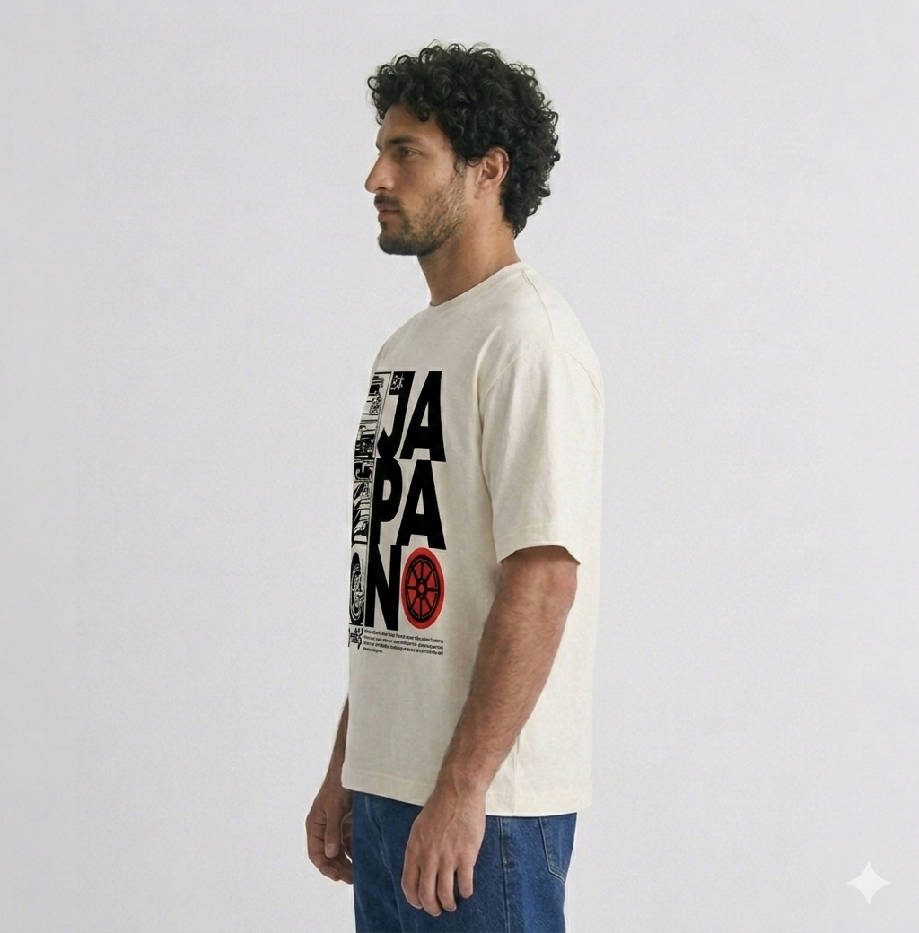 Off-white Premium Oversized T-Shirt - Japan